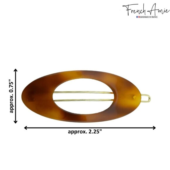 Small Celluloid Hair Clips Tortoise Shell 2 Pcs Women\'s Hair Accessories main image 7